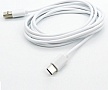 ���� ������ USB 2.0 AM to USB-C 2.0m white Dengos (PLS-TC-2M-WHITE)