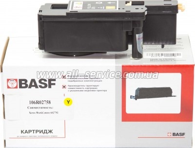 �������� BASF Xerox Phaser 6020/ 6022/ WC6025/ 6027 ������ 106R02758 Yellow (BASF-KT-106R02758)