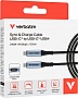 Дата кабель USB-C to USB-C 1.2m with display 240W black Verbatim (31849) Дата кабель USB-C to USB-C 1.2m with display 240W black Verbatim (31849)