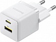 �������� ������� Baseus 1xUSB-C 30W + 1xUSB white (P1011160A213-00)