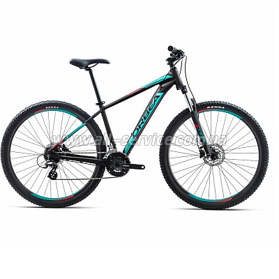  Orbea MX 29 50 18 M Black - Turquoise - Red (I20617R3)