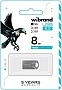  Wibrand 8GB Hawk Silver USB 2.0 (WI2.0/HA8M1S)