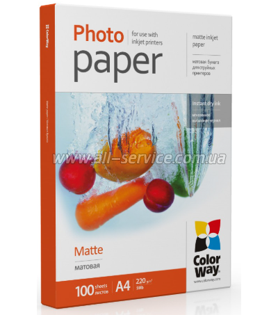 ColorWay matte 220/ A4 100 (PM220100A4)