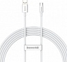 ���� ������ USB 2.0 AM to USB-C 2.0m 100W moon white Baseus (P10320102214-03)