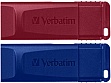������ Verbatim 2x32GB Store'n'Go Slider Red/ Blue (49327)