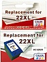 �������� MicroJet �22XL HP DJ 3920/ F4200/ F5200 ������ C9352CE Color (HC-E02X)