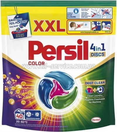    Persil 4in1 Discs Color Deep Clean 40 . (9000101599497)