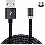 ���� ������ USB 2.0 AM to USB-C 1.2m Magneto black XoKo (SC-355a MGNT-BK)