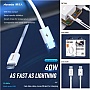 ���� ������ USB-C to USB-C 1.0m PD-B83a 60W Proda (PD-B83a-WHT)