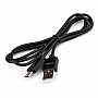   USB 2.0 AM to Type-C 1.0m 3A 18W PVC black Vinga (VCPUSBTC3ABK)