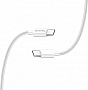 ���� ������ USB-C to USB-C 2.0m 5A 100W zinc alloy braided white ColorWay (CW-CBPDCC099-WT)