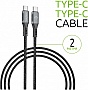 Дата кабель USB-C to USB-C 2.0m CBGPD100WTT2 100W Intaleo (1283126559570) Дата кабель USB-C to USB-C 2.0m CBGPD100WTT2 100W Intaleo (1283126559570)