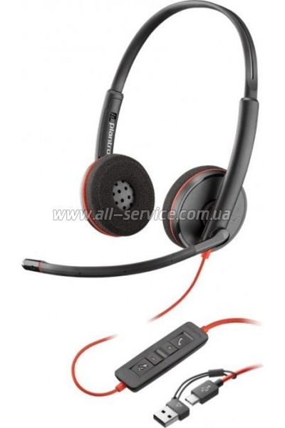  Poly Blackwire 3220 USB-A/C (8X228AA)
