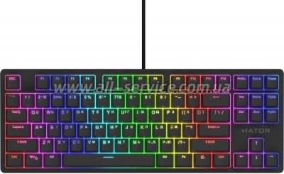  Hator Rockfall 2 Optica TKL Black USB Black (HTK-730)