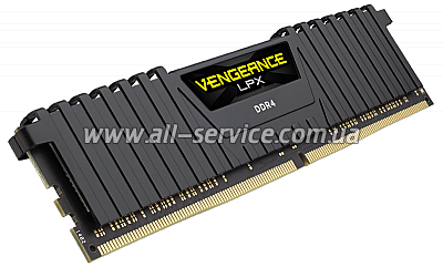  16GB CORSAIR Vengeance LPX Black DDR4 3000Mhz 2x8GB (CMK16GX4M2B3000C15)