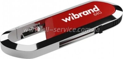  Wibrand 64GB Aligator Red USB 2.0 (WI2.0/AL64U7DR)