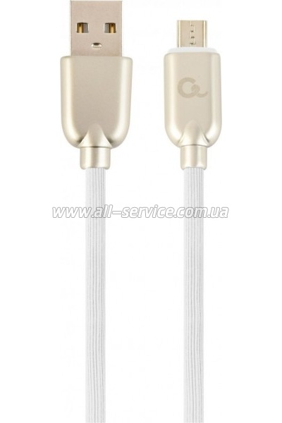 ���� ������ USB 2.0 AM to Micro 5P 1.0m Cablexpert (CC-USB2R-AMmBM-1M-W)