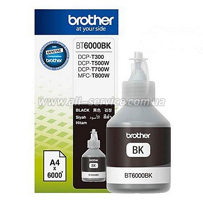  Brother DCPT300/ DCPT500W/ DCPT700W/ DCPT310/ DCPT510W/ DCPT710W black (BT6000BK)