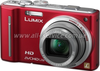   Panasonic LUMIX DMC-TZ10 Red (DMC-TZ10EE-R)