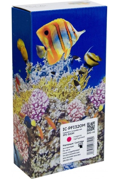 Картридж Barva Canon PFI-320M/ аналог 2892C001 magenta (IC-PFI320M) Картридж Barva Canon PFI-320M/ аналог 2892C001 magenta (IC-PFI320M)