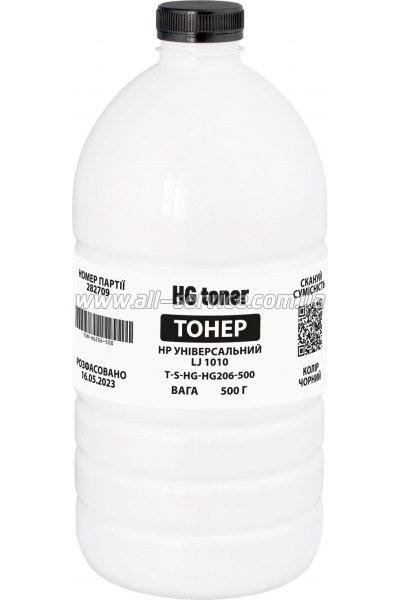 ����� HG HP Universal LJ 1010 ����� 500� Black (TSM-HG206-500)