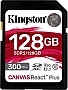   Kingston 128GB SDXC class 10 UHS-II U3 Canvas React Plus (SDR2/128GB)