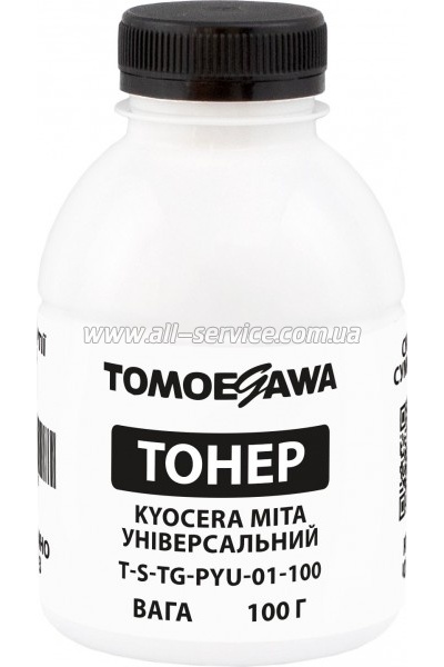 Тонер Tomoegawa Kyocera Mita Universal бутль 100г Black (TSM-PYU-01-100) Тонер Tomoegawa Kyocera Mita Universal бутль 100г Black (TSM-PYU-01-100)