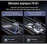 Зарядний пристрій Vention 1xUSB-C PD70W + 1xUSB QC3.0 22.5W GaN + cable USB-C to USB-C 1.0m 5A gray (TZ-FCGH0-EU) Зарядний пристрій Vention 1xUSB-C PD70W + 1xUSB QC3.0 22.5W GaN + cable USB-C to USB-C 1.0m 5A gray (TZ-FCGH0-EU)
