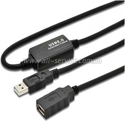   USB 2.0 AM/AF 10.0m active Digitus (DA-73100-1)