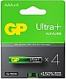 ��������� GP AAA LR03 Ultra Plus Alcaline * 4 (24AUP21-SB4 / 4891199203985)