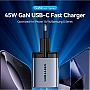 �������� ������� Vention 2xUSB-C PD45W GaN gray (FCDH0-EU)