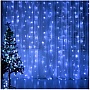Гирлянда ColorWay штора водопад 3x3м 300LED 220V синяя (CW-GW-300L33VWFBL) Гирлянда ColorWay штора водопад 3x3м 300LED 220V синяя (CW-GW-300L33VWFBL)