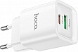 �������� ������� HOCO C147A 1xUSB-C PD20W + 1xUSB QC3.0 White (6942007630276)