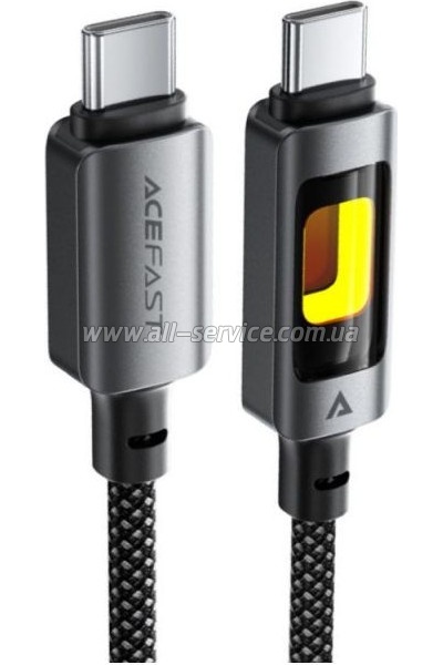 ���� ������ USB-C to USB-C 1.2m 60W black Acefast (6974316284666)