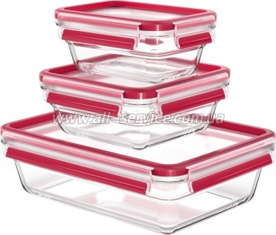 Пищевой контейнер Tefal Master Seal набор 3шт (N1050910) Пищевой контейнер Tefal Master Seal набор 3шт (N1050910)