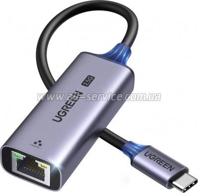 ������� USB-C to RJ45 Ethernet 2500Mbps Ugreen (25052)