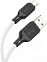 ���� ������ USB 2.0 AM to Micro 5P 1.0m Cool silicone X90 white HOCO (6931474788436)