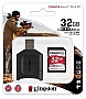   Kingston SDHC 32GB Canvas React Plus Class 10 UHS-II U3 V90 + USB- (MLPR2/32GB)