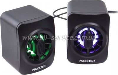   Maxxter CSP-U005RGB USB Black (CSP-U005RGB)