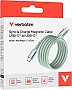 ���� ������ USB-C to USB-C 1.2m Magnetic 60W green Verbatim (31864)