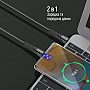   ColorWay USB-C to USB-C 2.0m PD Fast Charging 65W 3A grey (CW-CBPDCC039-GR)