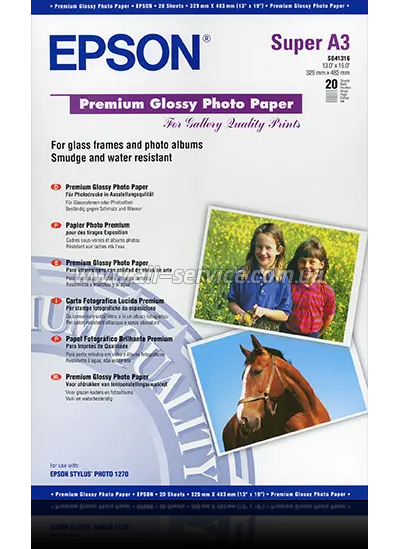 ���������� Epson Premium Glossy 250�/� A3+ 20�. (C13S041316)