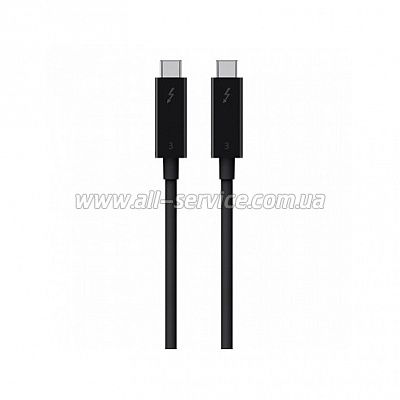 Belkin Thunderbol 3 Cable USB-C/ USB-C. 100W. 6.5ft/ 2m (F2CD085BT2M-BLK)