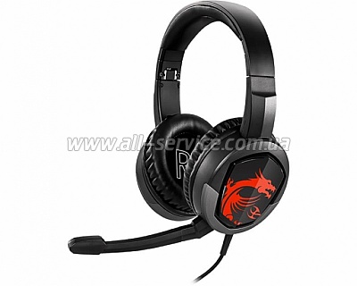  MSI GH30 Immerse Stereo Over-ear Gaming Headset (S37-2101000-SV1)