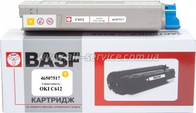 Тонер-картридж BASF OKI C612 аналог 46507517 Yellow (BASF-KT-46507517) Тонер-картридж BASF OKI C612 аналог 46507517 Yellow (BASF-KT-46507517)