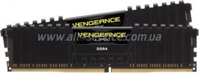     DDR4 16GB (2x8GB) 3600 MHz Vengeance LPX Black Corsair (CMK16GX4M2D3600C16)