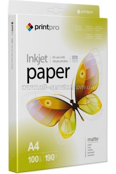 PrintPro Matte 190 / A4 100 (PME190100A4)
