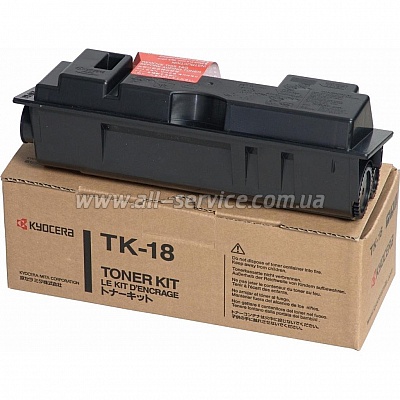   TK-17/ TK-18/ TK-100 Kyocera Mita FS-1000/ 1010/ 1018/ 1020/ 1118/ 1T02BX0EU0/ 1T02FM0EU0/ 370PU5KW