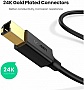 ������ ��� �������� USB 2.0 AM/BM 2.0m black Ugreen (20847)