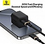 ���� ������ USB AM to USB-C 2.0m 60W black/gold Baseus (P10377802U01-02)
